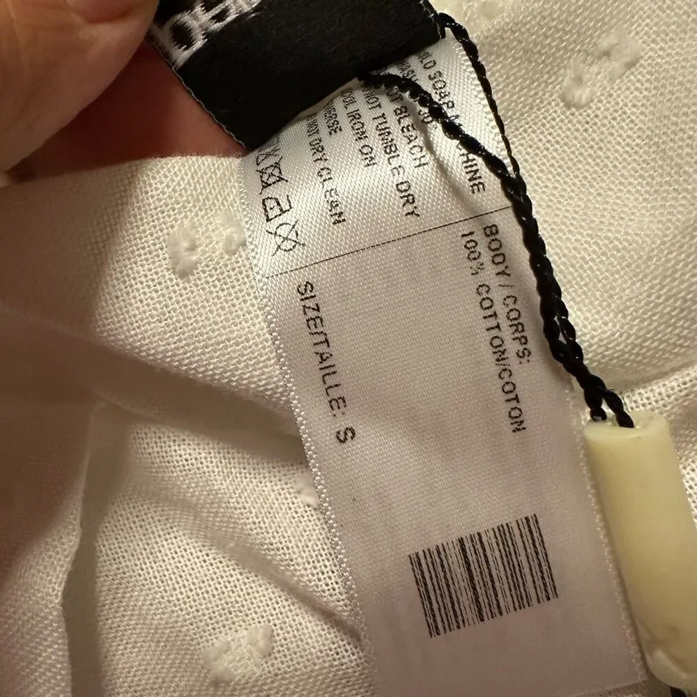 NWT anthropologie Peixoto Quinn’s white pants small
